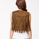Playful Leather Vest - Image 2
